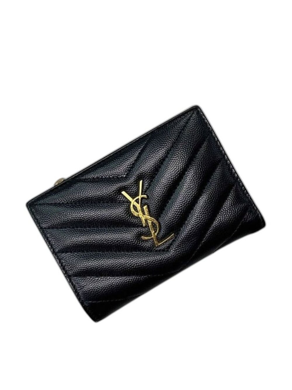 Saint Laurent Bifold Wallet Black Leather - Picture 1 of 10